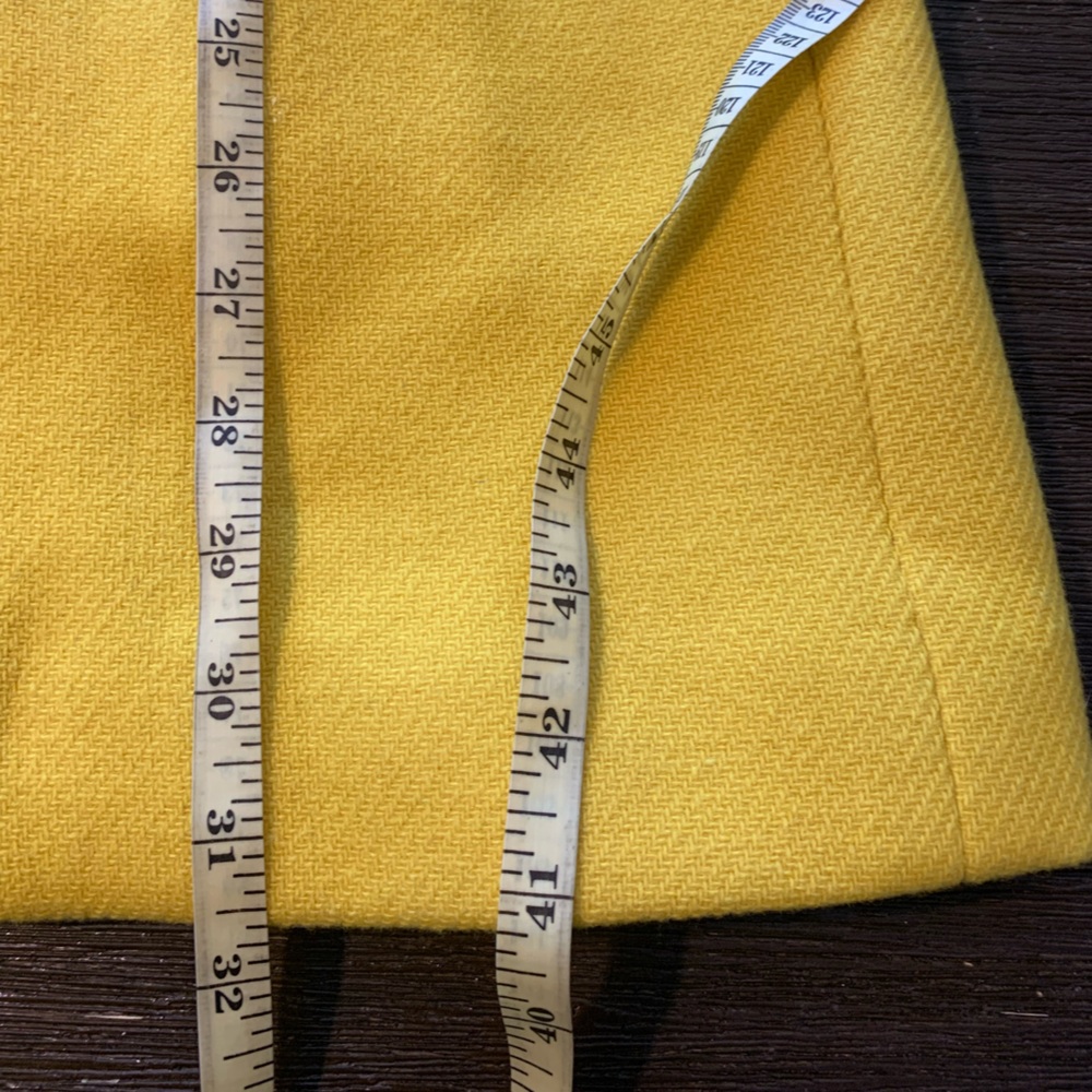 J. Crew Yellow Toggle Coat - Picture 12 of 14